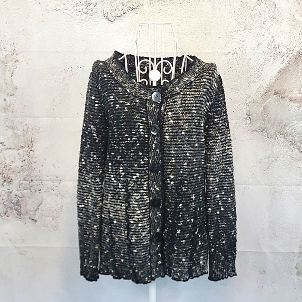 BCBGMAXAZRIA mohair button down cardigan Women's Size XL